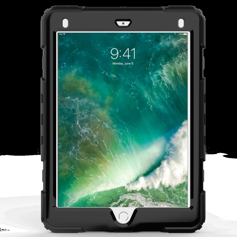 Защитный чехол для IPad Air 2 3 слойный прочный ударопрочный силиконовый ремешок с