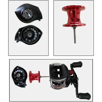 

High Speed Low Profile Fishing Reel Wheel Stainless Steel Bearing Accessoies Parts THJ99