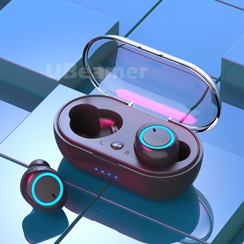 Ubeamer D10 беспроводные Bluetooth V5.0 наушники новейшая оригинальная Смарт сенсорная гарнитура портативная с зарядным устройством для HD музыки