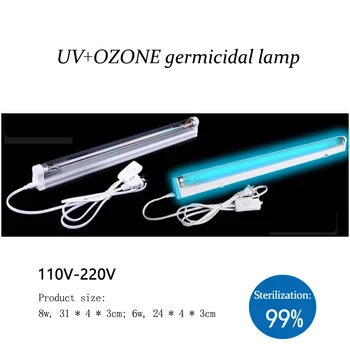 

110v/220v Led Ozone Sterilization Lamp Used For Household Simple Installation UV Disinfection Lamp 6W/8W