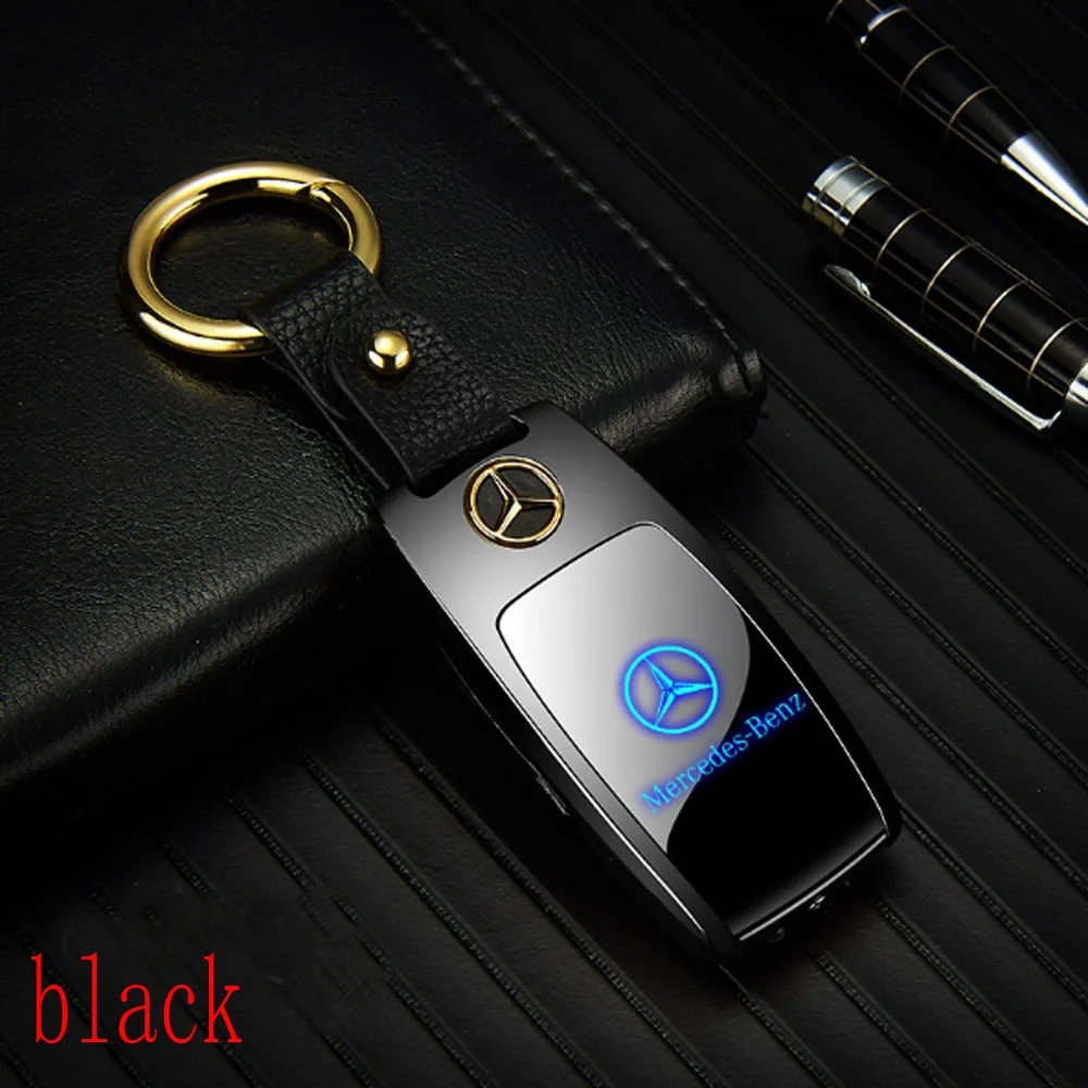 

USB Lighter lighting LED screen Key buckle