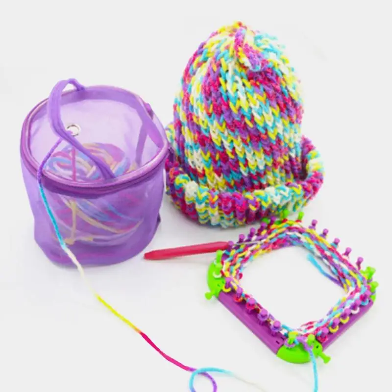 Knitting Loom Plastic Round Long Cap Weaving Tools Hat Scarf