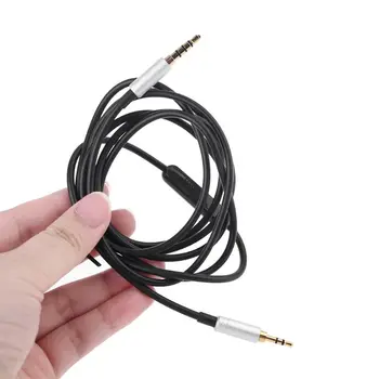 

Audio Cable Speaker Line with Mic to volume control for iPhone Headphone R2JB