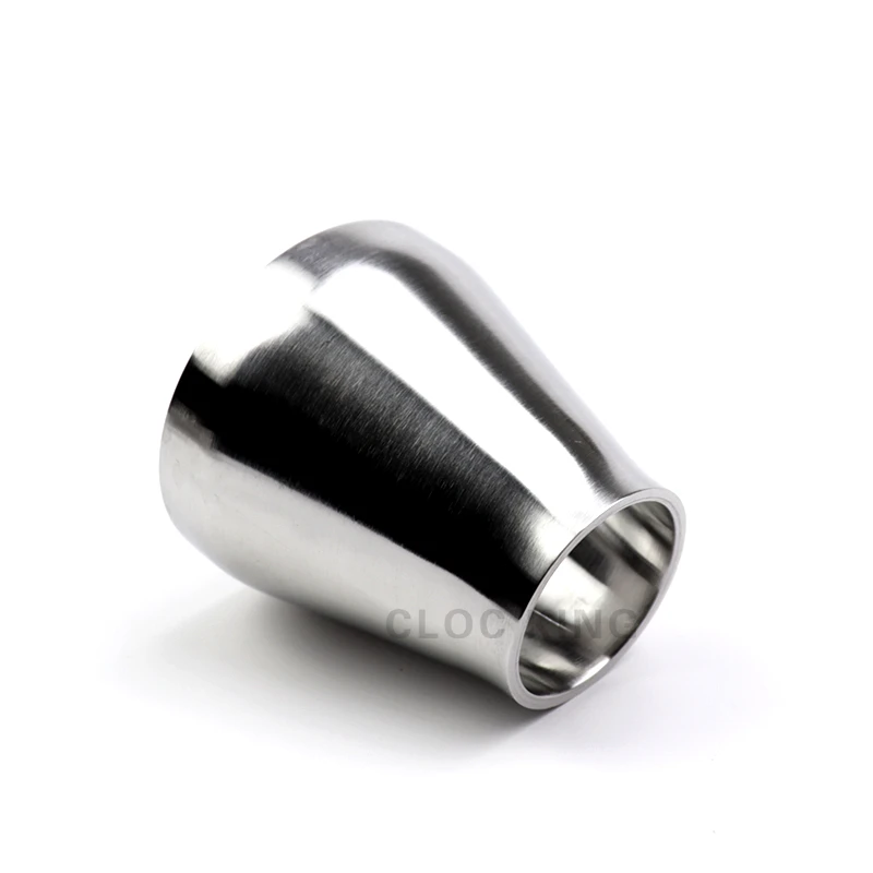 SS304 Stainless Steel Sanitary Concentric Reducer 19mm-102mm Outer Diameter Welded Sanitary Fittings Self-made Beer stainless steel tube