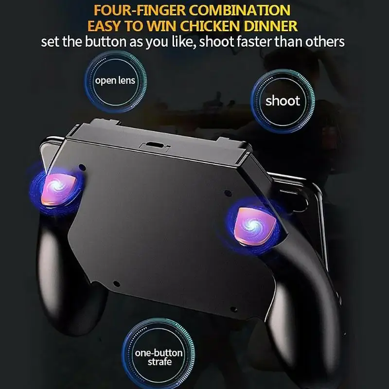  M18 Pubg Game Controller Joystick L1 R1 Trigger Button Free Shooting Game Handle for iPhone Android