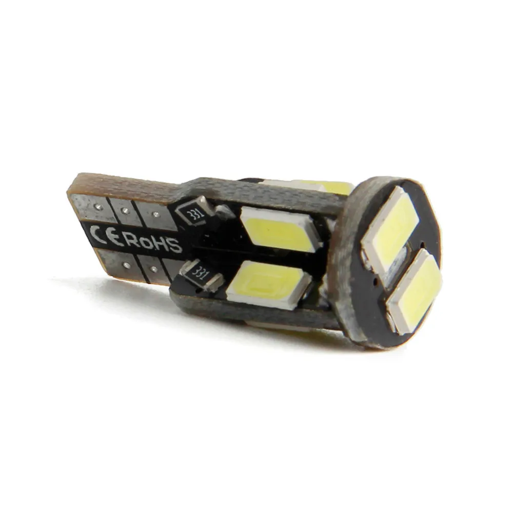 kongyide car light Multi-color T10 10smd 5630 LED Car Light Canbus SMD Led Bulb Car Door LED Light Reading,side marker Light