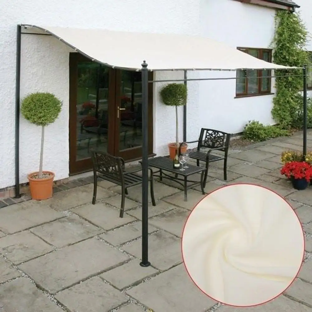 300D Outdoor Roof Replacement Canvas Cover Waterproof Tent Gazebo Top Canopy Sun Shelter Cloth Patio Awning |