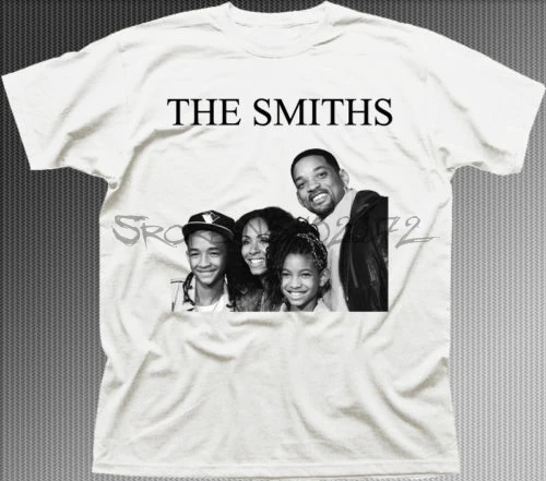 The SMITHS Will Smith/хлопковая Футболка с забавным принтом в стиле рок Мужская черная