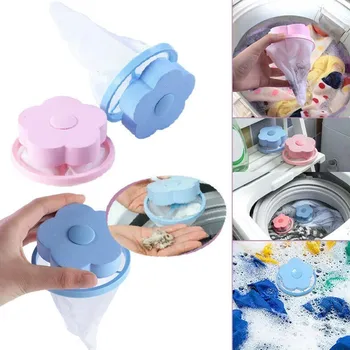 

2pcs Filter Bag Household Home Floating Pet Fur Lint Hair Catcher Laundry Hair Catcher Remover Hair & Lint Laundry Balls