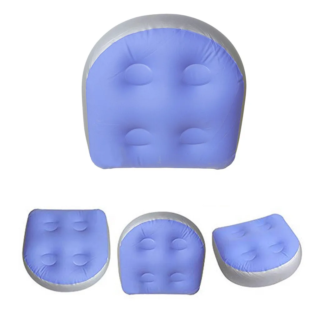 

Back Pad Spa Cushion Massage Mat Soft Inflatable Booster Seat For Spas and Hot Tubs Back Relaxing Pad For Adults Kids