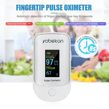 

Digital Fingertip Pulse Oximeter OLED Display Blood Oxygen Sensor Measurement Meter for Home Sports De Dedo Oximeter