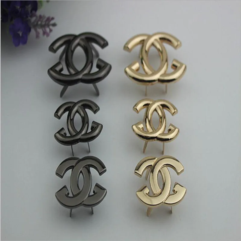 

50pcs/lot Luggage Bag Hardware Accessories Metal Decorated Buckle Shoe Buckle Adornment Bag Hardware Accessories