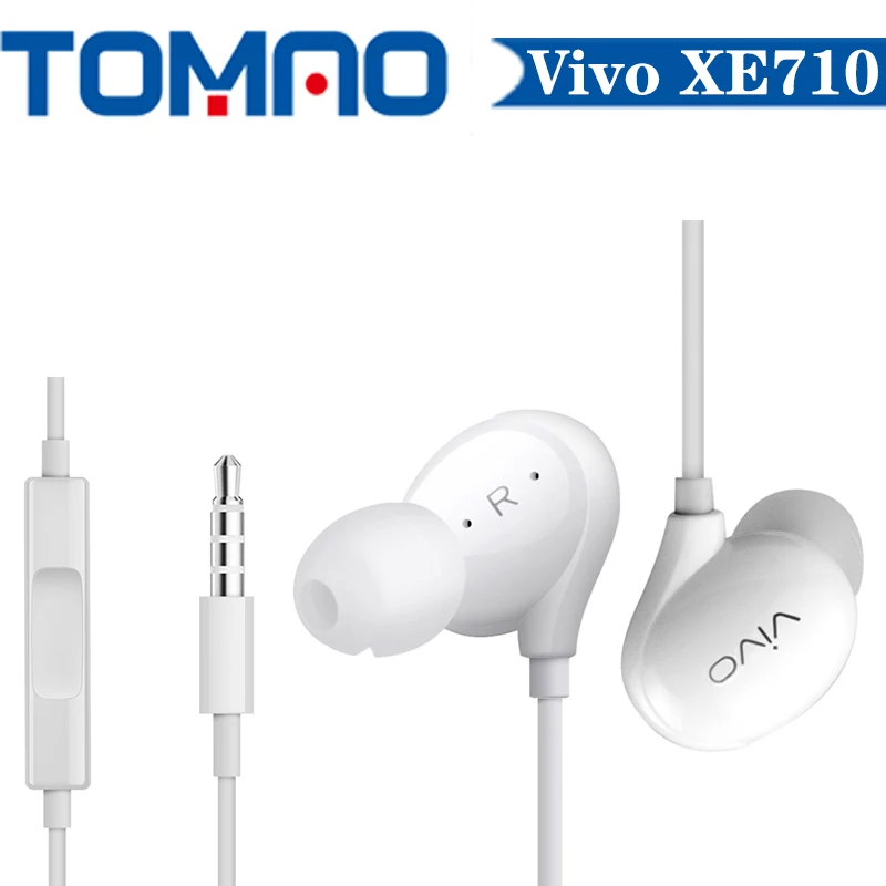 Original Official New Vivo XE710 Wired Earphone HiFi sport