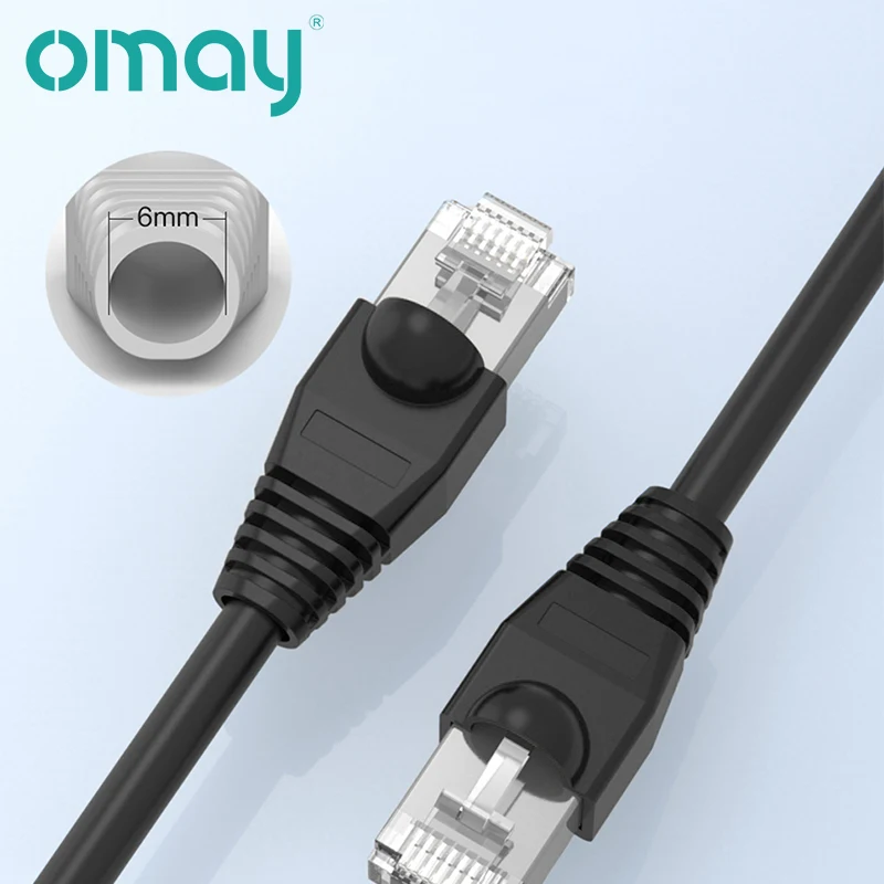 Conector Cat5e Tampa Protetora Tampa do Adaptador Plugues de Cabo de Rede Ethernet Rj45 Cat Manga Multicolor Omay Rj45 Cat6 - Imagem 6