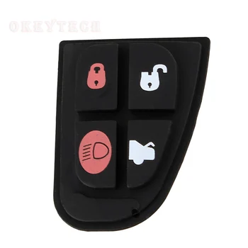 

Okeytech 1pcs Remote Key Fob 4 Button Rubber Key Pad Switch Repair Replace Kit Accessories for Jaguar X Type XF S XJ XK TYPE