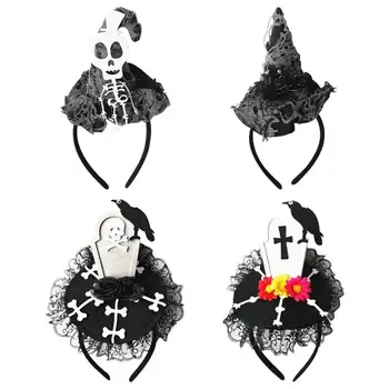 

4pcs Halloween Spider Headband Chic Headwear for Gift Stage Performance