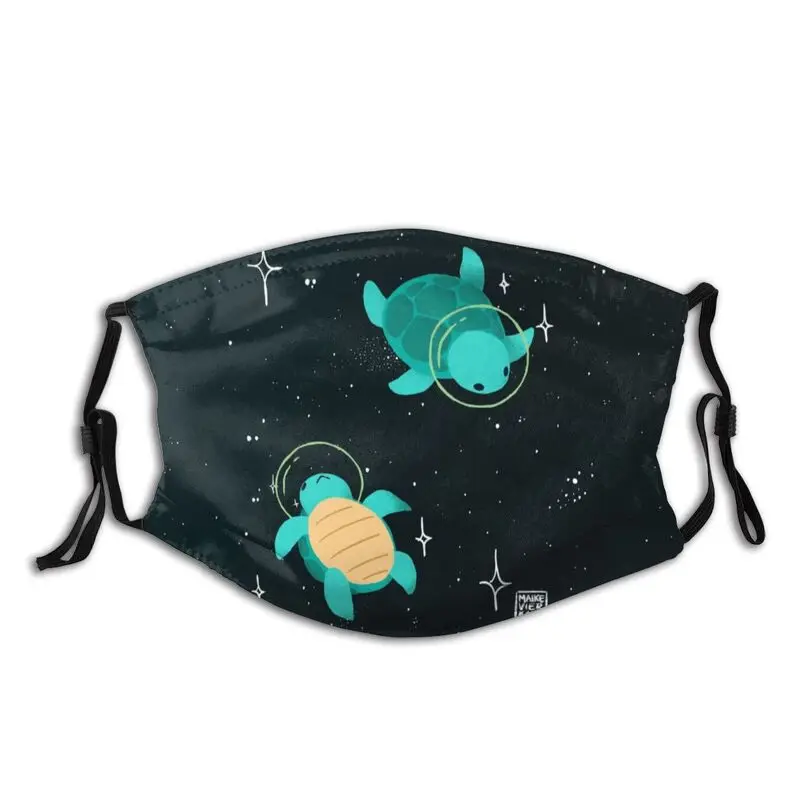 Маска для лица многоразовая с фильтрами респиратор защиты черепахи астронавтов