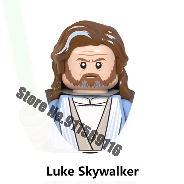 Luke Skywalker Building Blocks Ahsoka Tano Yoda Obi-Wan Kenobi Sith Kylo Ren Count Dooku Starkiller Star Action Figure Wars Toys E-WM976