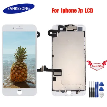 

LCD screen for Iphone7P + full digital assembly 3D replacement touch screen + front camera + premium pa headset