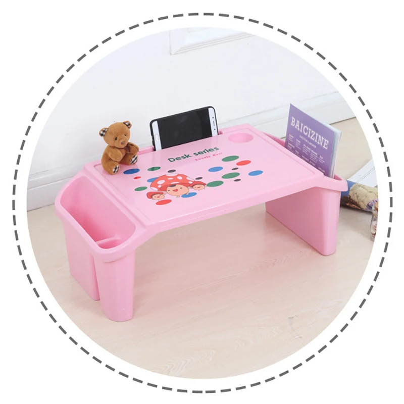  Early Education Table Baby Study Table Plastic Toy Desk Multi-Functional Writing Desk Children Bed 