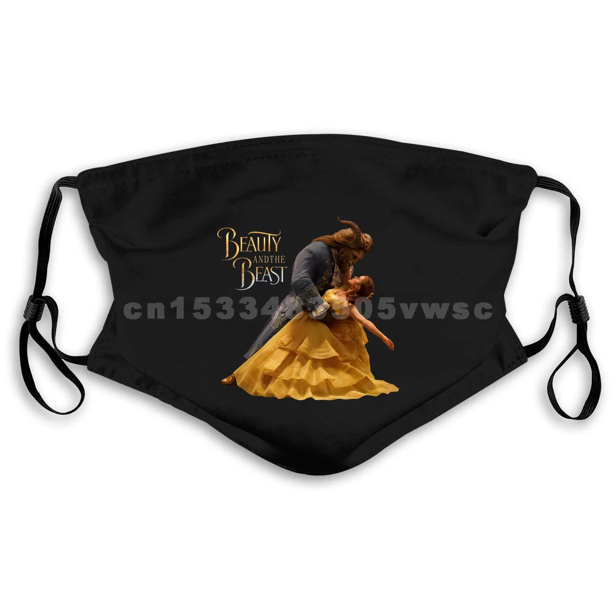 Beauty and the Beast Dance Position Movie 2017 Mens Masks Tee Shirt AA99 Cartoon Mask men Unisex New Fashion | Аксессуары для