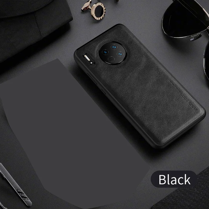 X-Level Винтажный чехол для huawei mate 30 Pro Ретро X Level кожаный защитный чехол - Цвет: Black