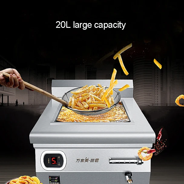 Commerical фритюрница обжарочная печь Коммерческая картофель фри курица Шмель Оден приготовления Fritters 20L WM-600Y
