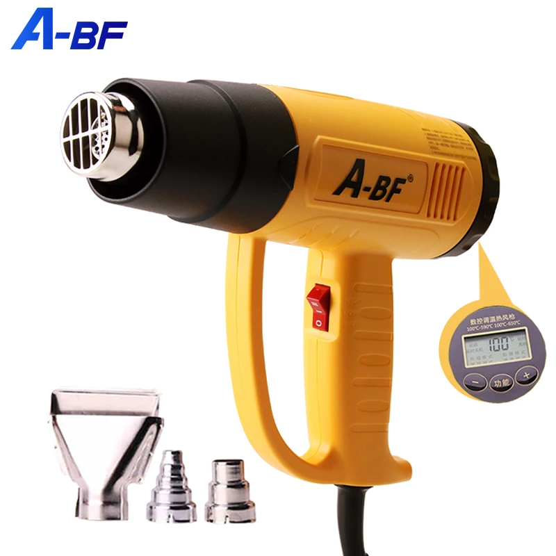 A BF Industrial Hot Air Gun Digital Display Electric Heat Gun Plastic