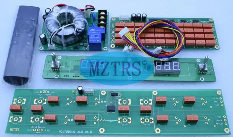 

Hifi Remote Volume Control Board Relay /PGA2310 Balanced Preamp Board Suitable For Goldmund Front