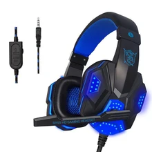3,5 мм игровая гарнитура с глубоким басом, игровые наушники, профессиональный HD микрофон, стерео наушники для геймера, для ПК, компьютера, геймера, ноутбука, PS4 X-BOX