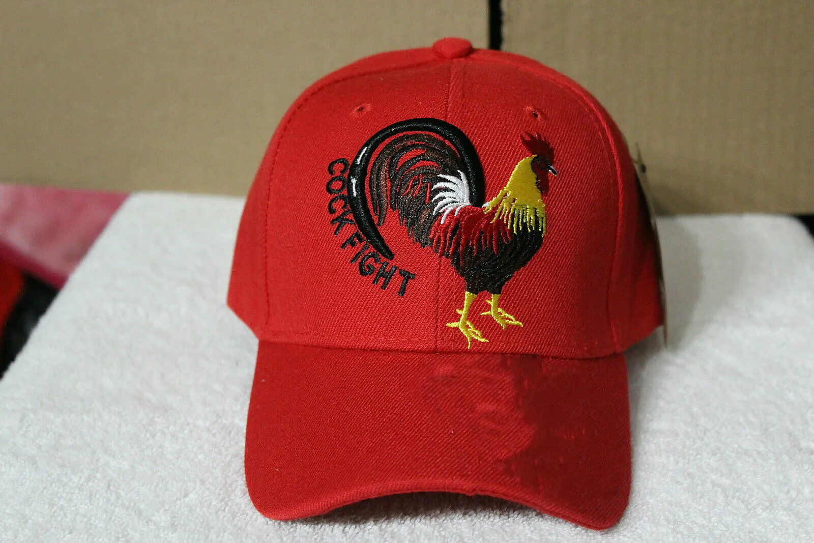 Cock Black Gold Snapback Mesh Trucker Hat Cap  Rooster Dick Chicken