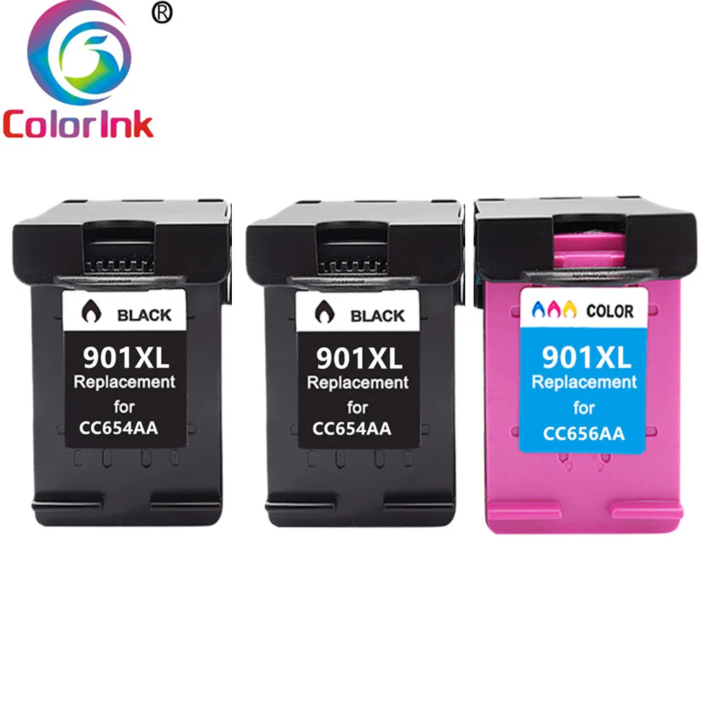 ColoInk 901XL Cartridge Compatible for hp 901 xl hp901 Ink Cartridge for Officejet 4500 J4500