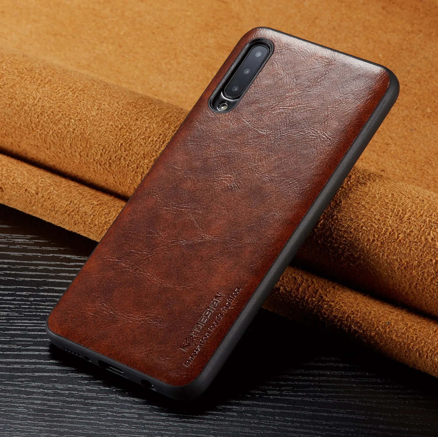 Brown Для samsung Galaxy Note 10 Plus чехол Роскошный из искусственной кожи чехол для samsung Galaxy S10 S9 Plus Note 9 10 противоударный чехол - Цвет: Brown