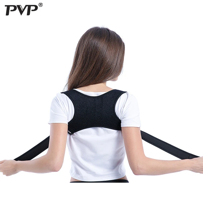 New Upper Back Posture Corrector Posture Clavicle Support Corrector Back Straight Shoulders Brace Strap Correct