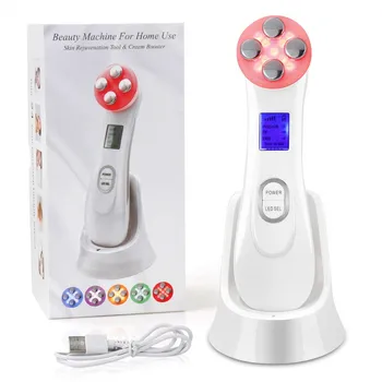 

LED Photon Skin Rejuvenation EMS Mesotherapy Electroporation Face RF Radio Frequency Skin Care Tighten Lifting Massager