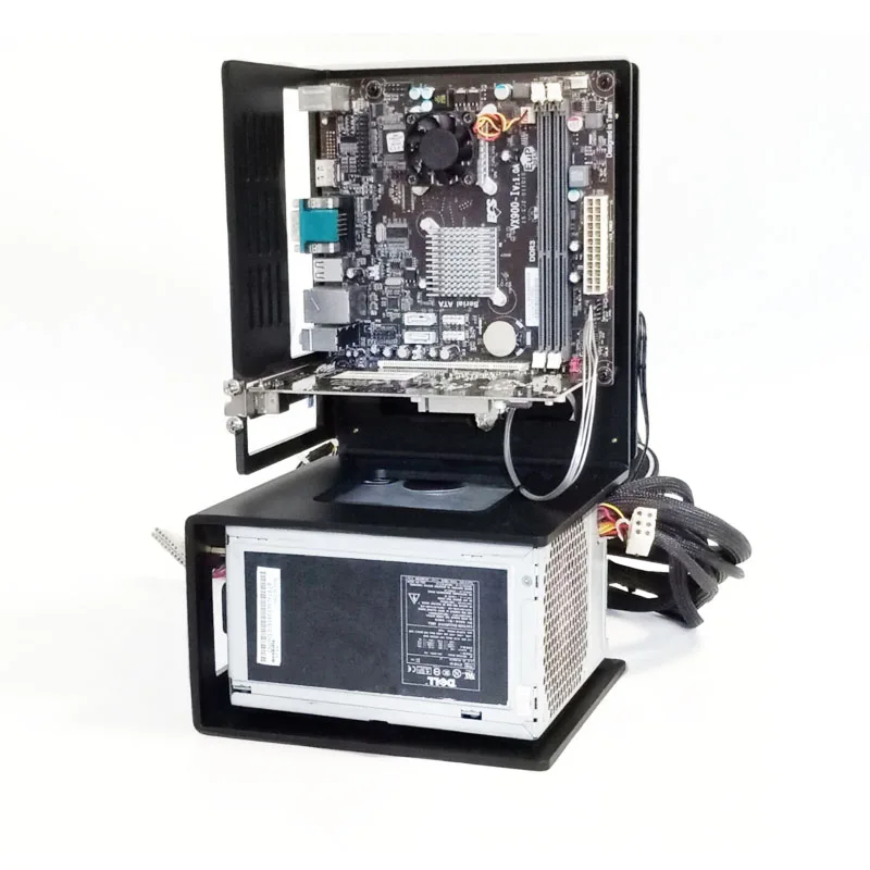 Mini-ITX алюминиевый сплав полностью Открытое шасси с водяным охлаждением DIY тестовая платформа поддерживает SFX ATX power графическая карта Вертикальная стойка