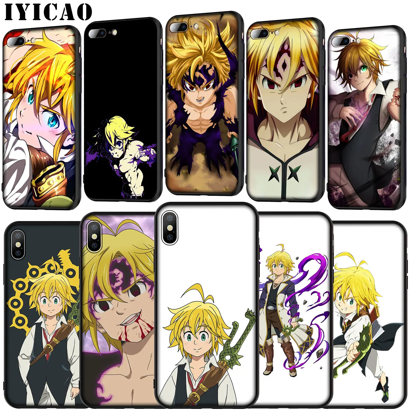 The Seven Deadly Sins Prisoners of the Sky Meliodas Soft Silicone Cover Case for iPhone 11 Pro XR X XS Max 6 6S 7 8 Plus 5 5S SE |
