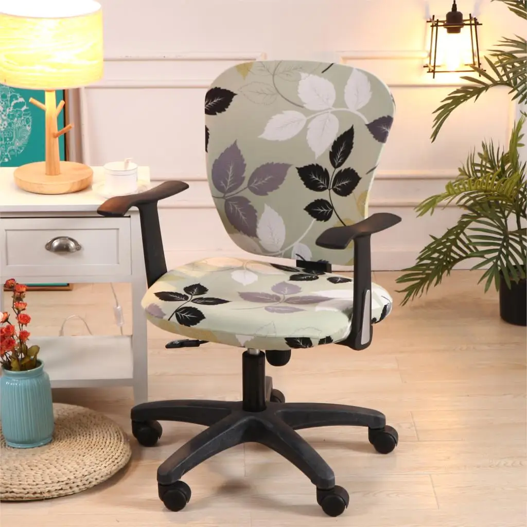 

1PCs Modern Stretch Spandex Chair Covers Anti-dirty Computer Seat Chair Cover Easy Washable Removeable For Office Seat Chairs