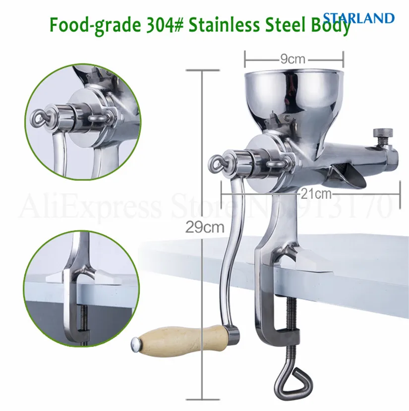 Wheat Grass Juicer Wheatgrass Fruit Juice Extractor Stainless Steel 3