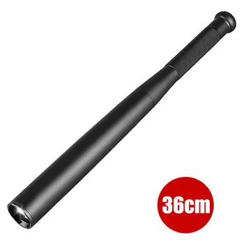 

Baseball Bat LED Chargeable Flashlight 36cm Length Super Bright For Emergency And Self Defense AA Battery Camping Hiking