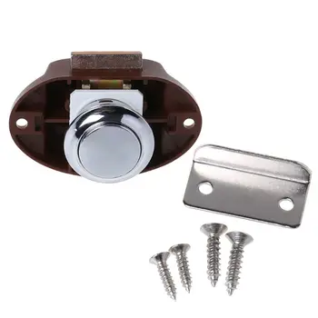 

Camper Car Push Lock RV Caravan Boat Motor Home Cabinet Drawer Latch Button Lock