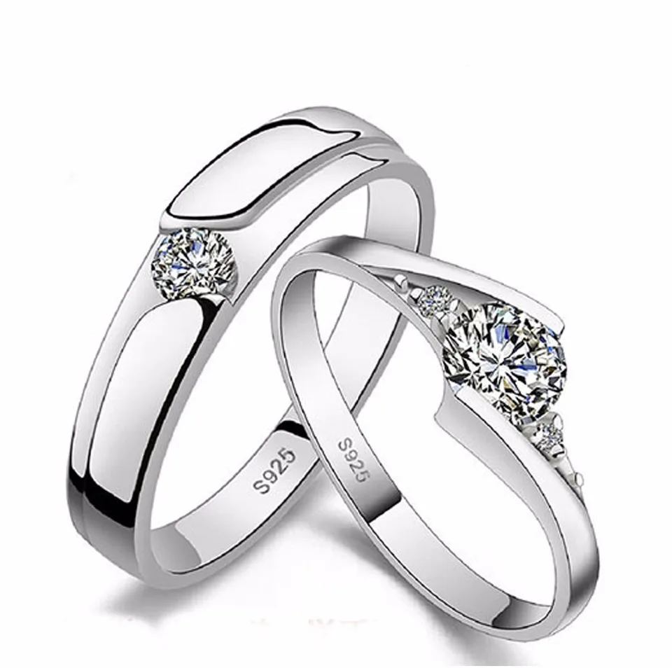 Kaletine 3mm I Love You More Script Wedding Bands Finger Ring in Antique Sterling Silver 925[US Size 6
