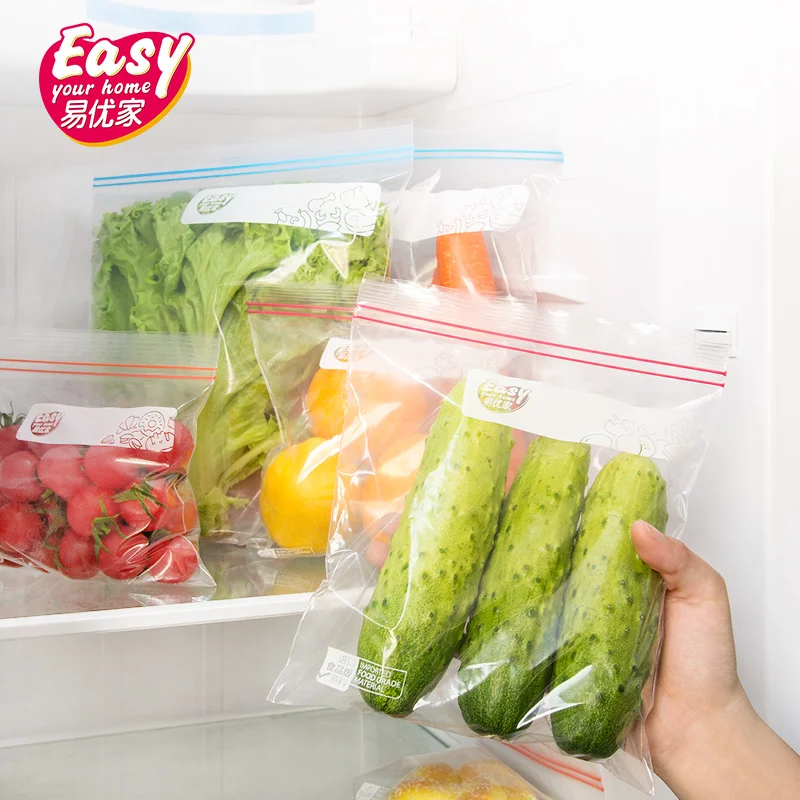 Из ПЭНД пластика для пищевых пакетов Ziplock Морозильник Пакеты сохранения свежести