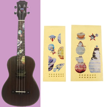

Ukulele Uke Mini Guitar Inlay Sticker Fretboard Marker Fingerboard Decal Stringed Instruments for 4 string Mini Guitar