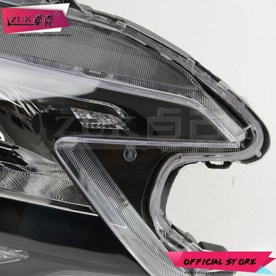  ZUK 2PCS AUTO Halogen HID Head Light Head Lamp Assy For HONDA CRV 2012 2013 2014 Headlight Headlamp