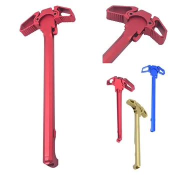 

Butterfly Pulping Machine Premium Charging Handle Black Metal Ambidextrous Handle Tool Parts Accessory for AR-15 M4 Handle #N
