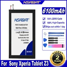 HSABAT LIS1569ERPC 6100mAh Batteria per Sony Xperia Tablet Z3 Compatto SGP611 SGP612 SGP621 Batterie
