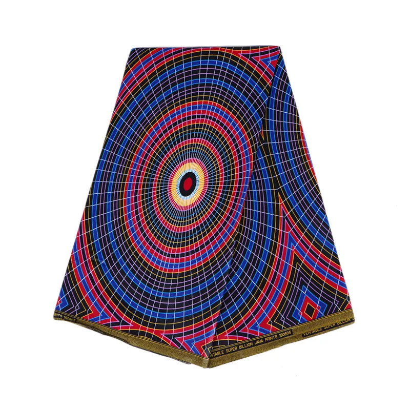 Хлопок батик Анкара африканская набивная ткань гарантировано натуральный воск лучшее качество Африка шитье материал для праздничное платье 6 ярдов