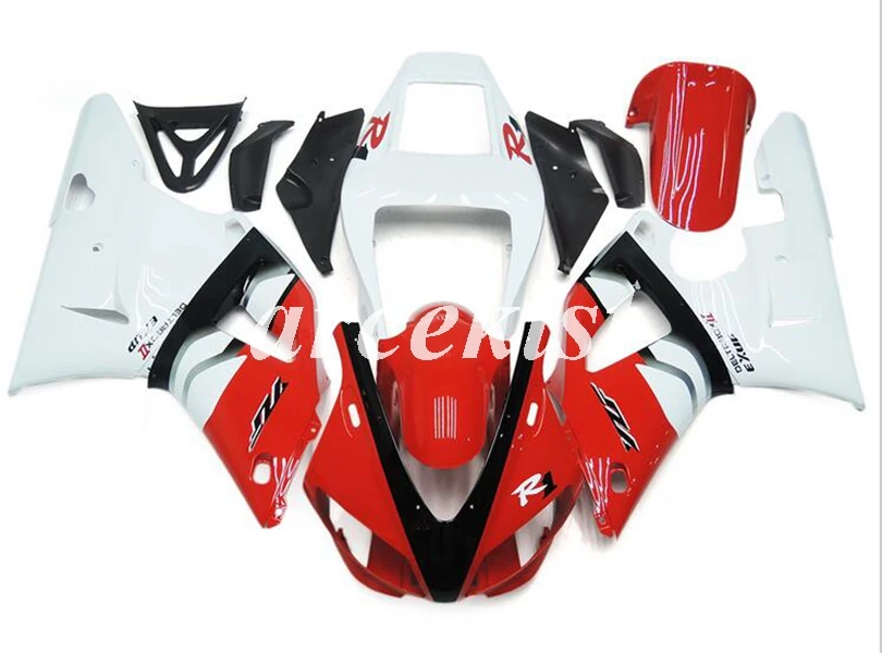 4 подарки ABS полный обтекатель комплект подходит для YAMAHA YZF-R1 R1 1998 1999 98 99 Кузов Набор Белый
