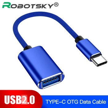 

USB-C OTG Cable Type-C Male to USB 2.0 Female Metal Converter For Samsung S10 S9 Macbook Xiaomi Mi8 Huawei USB2.0 to Type-C OTG